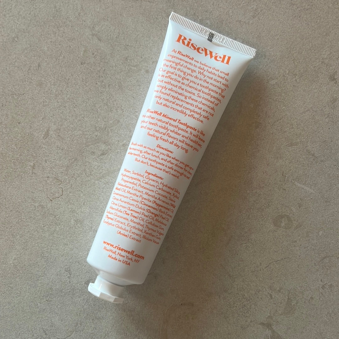 RiseWell Mineral Toothpaste - Wild Mint