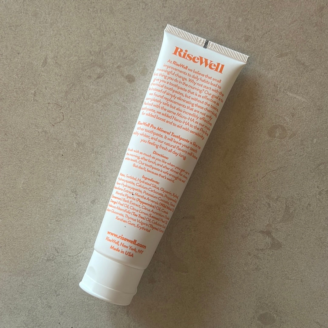 RiseWell PRO Mineral Toothpaste