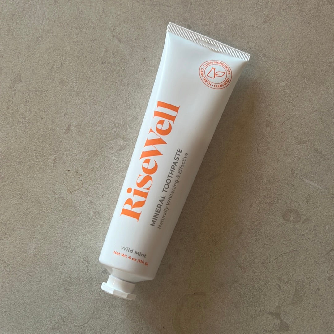 RiseWell Mineral Toothpaste - Wild Mint