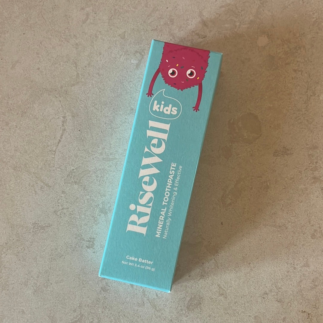 RiseWell Kids Mineral Toothpaste Cake Batter Min Spire