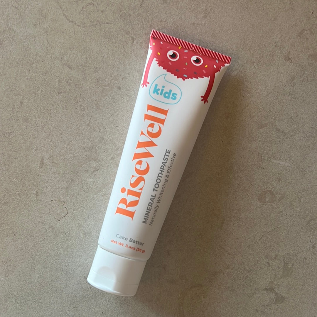 RiseWell Kids Mineral Toothpaste - Cake Batter