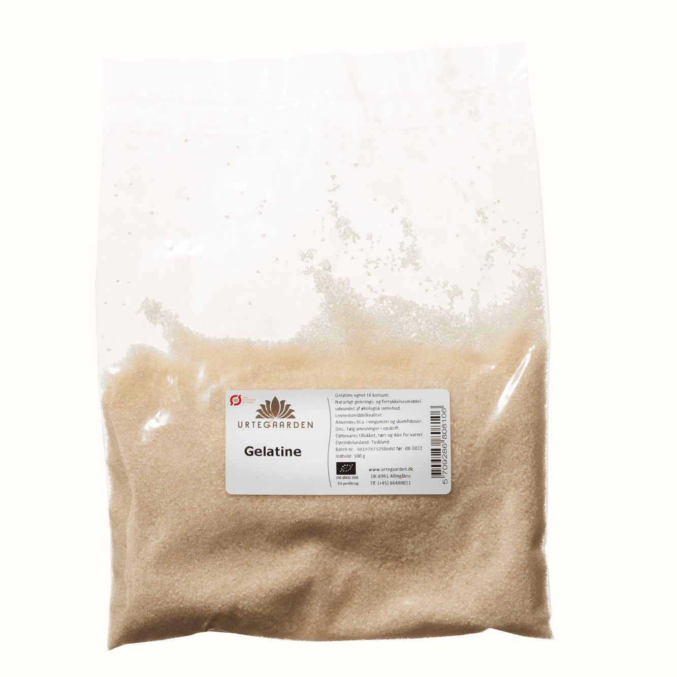 Gelatin 500g Økologisk - Min Spire