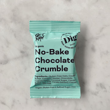 GET RAW No-Bake Chocolate Crumble